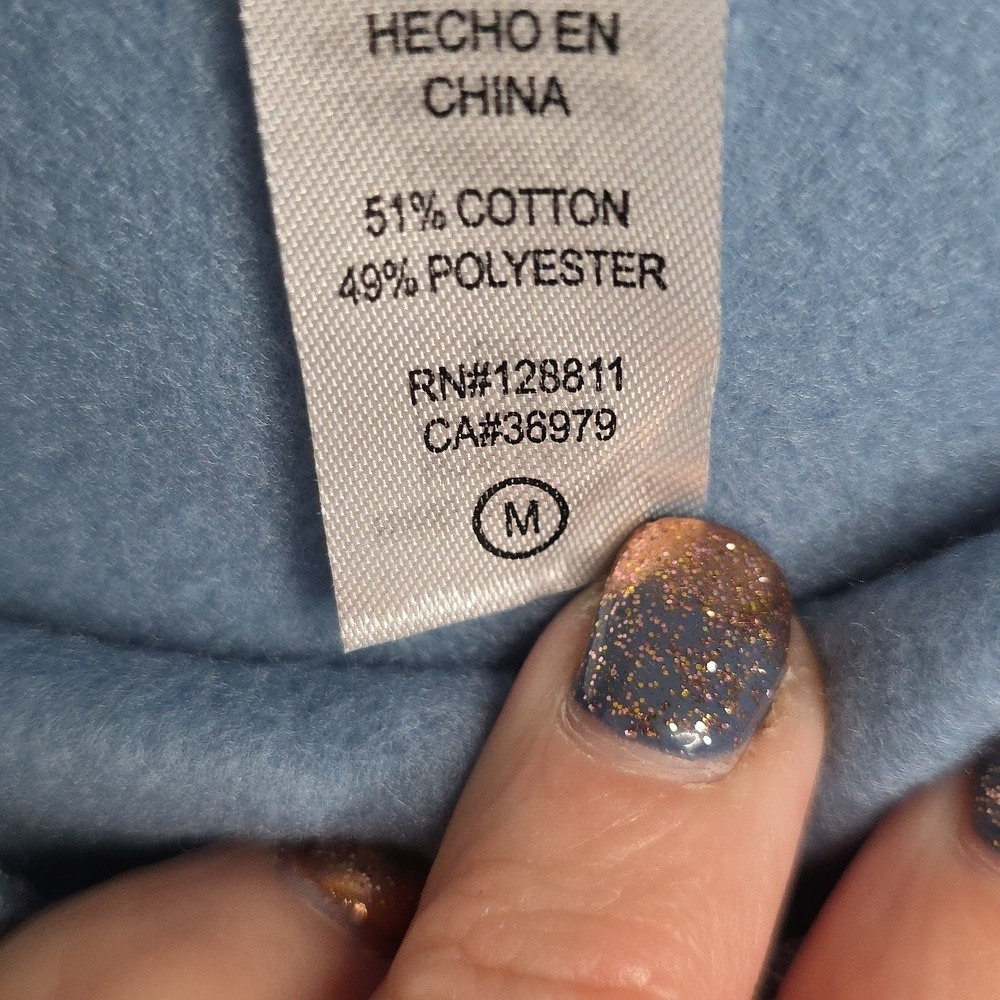 Beach Riot Light Blue Sweatshirt NWOT - Picture 3 of 5